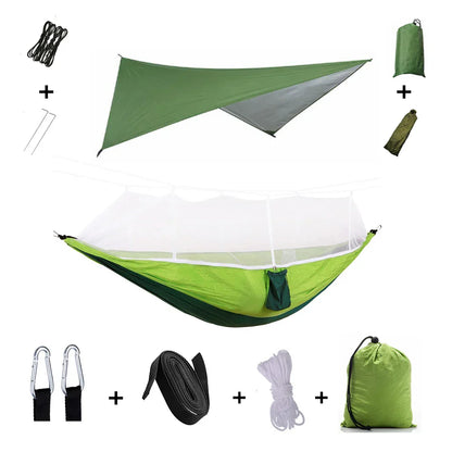 Lightweight Waterproof Camping Hammock with Bug Net
