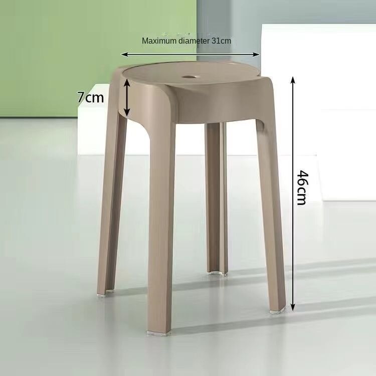 Compact Wooden Kitchen Bar Stools