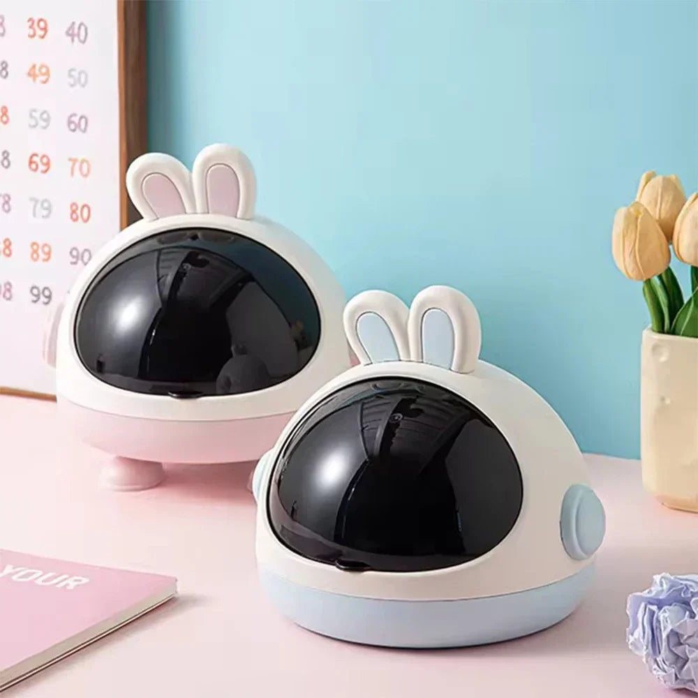 Cute Small Bunny Office Waste Basket