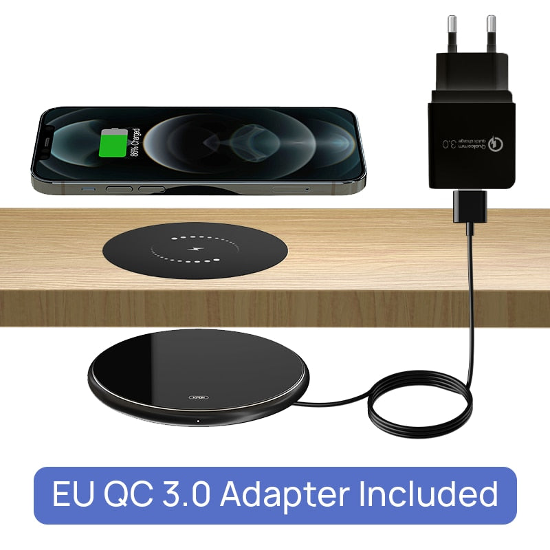 Slim Wireless Phone Charging Station