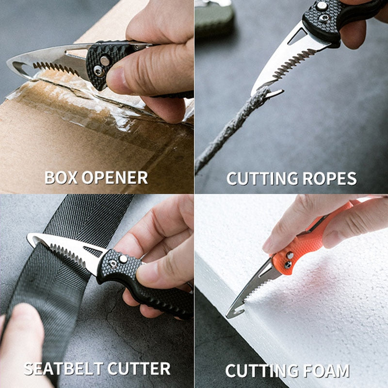 Compact Pocket Knife Multi-Tool Keychain