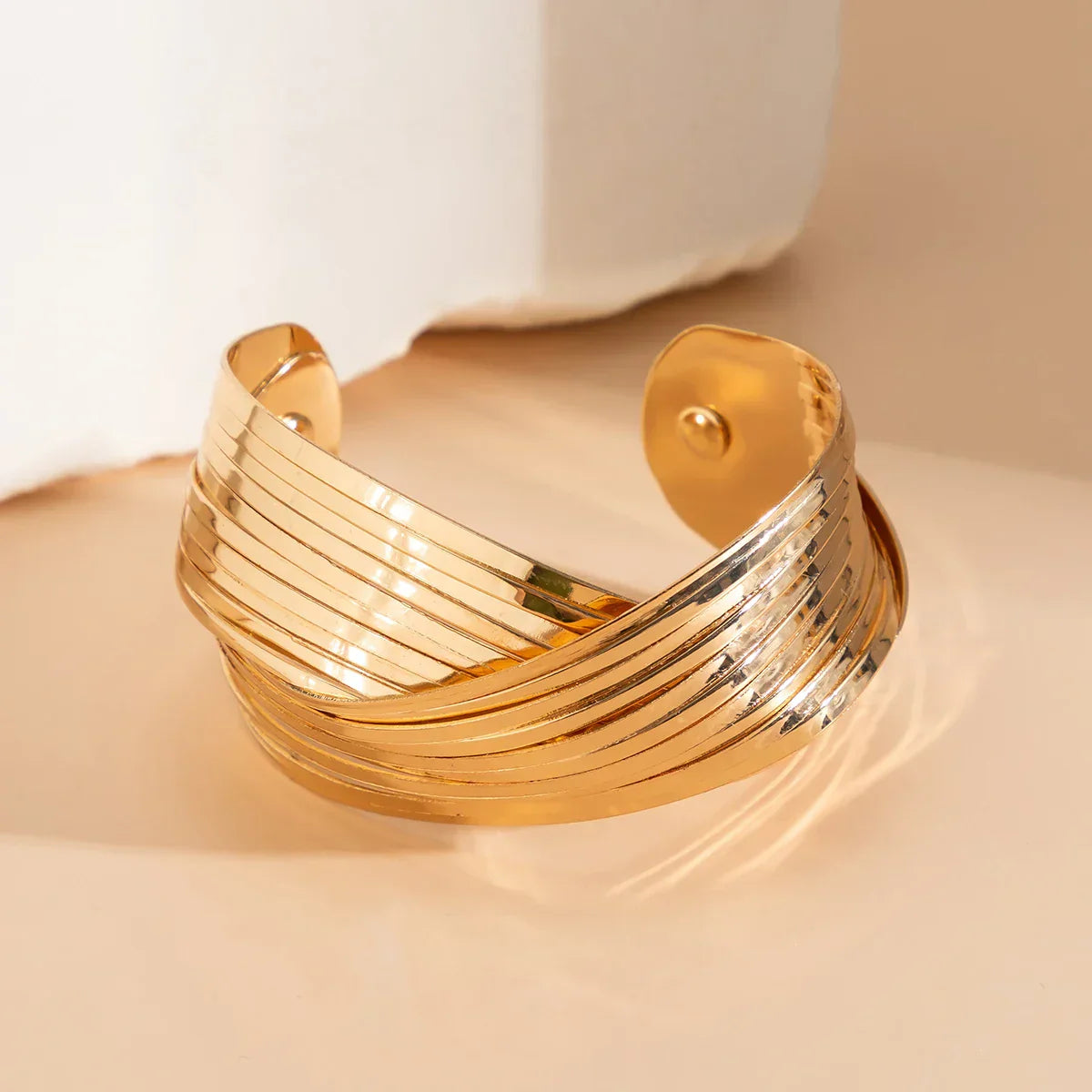 Unique Double Wrap Cross Bangle Jewelry