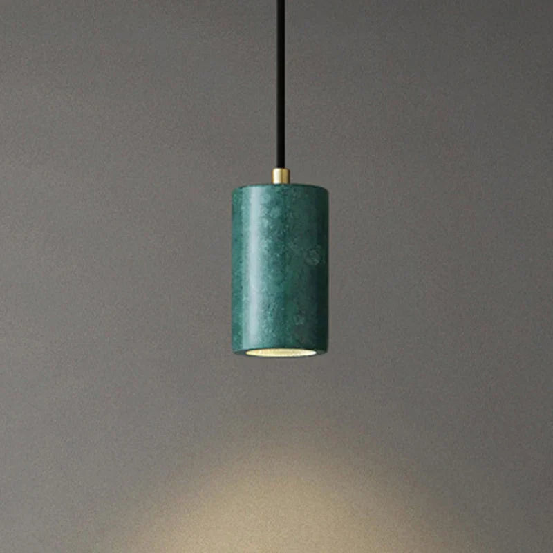 Elegant Stone Pendant LED Lamp
