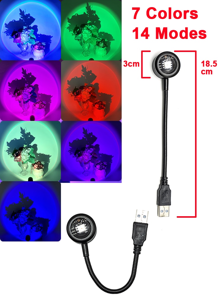 Compact Bright Desk USB Lamp