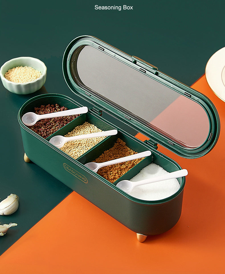 Compact Folding Spice Organizer Box