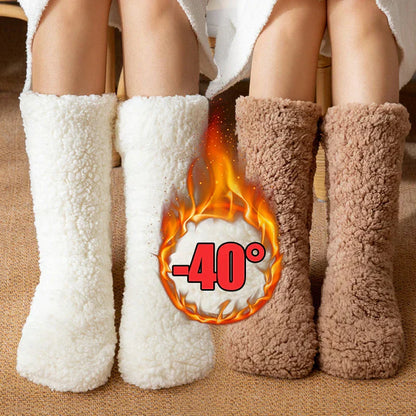 Warm Plush Cashmere Socks for Women - Luxicro