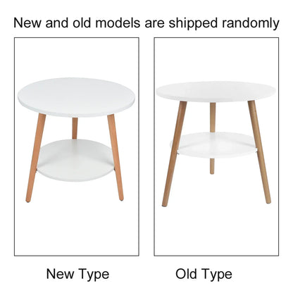 Space Saving 2 Shelf Coffee Table with Storage