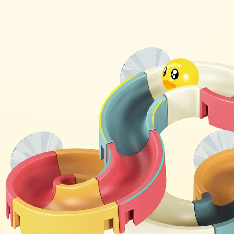 Bright Plastic Stackable Duck Bathtime Toys