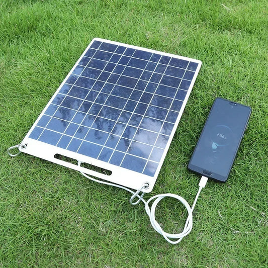 Compact Solar Charger 100W Waterproof Portable Power - Luxicro