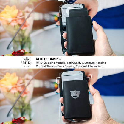Premium Leather RFID Wallet with Card Slot