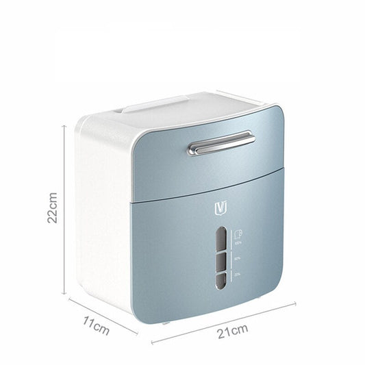 Compact Wall Mount Toilet Paper Holder - Luxicro