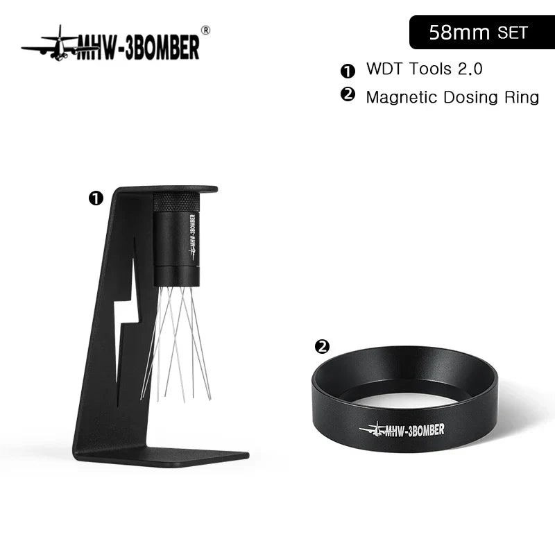 Accurate Coffee Leveling Tool with Magnetic Stirrer and Needle