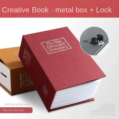 Hidden Safe Book Box with Lock