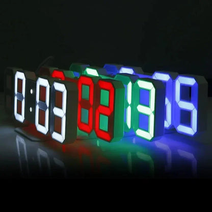 Modern Digital 3D LED Wall Clock