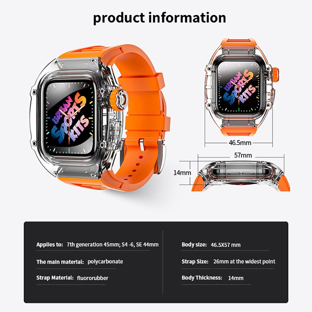 Versatile Modular Smart Watch Case Accessory Set