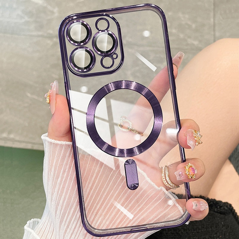 Clear Protective iPhone Silicone Cover - Luxicro