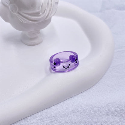 Colorful Kids Frog Ring