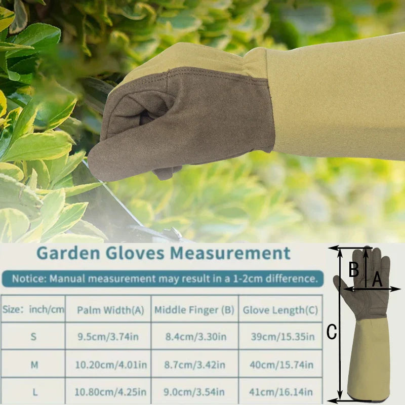 Soft Grip Thorn Resistant Gardening Gloves for Women