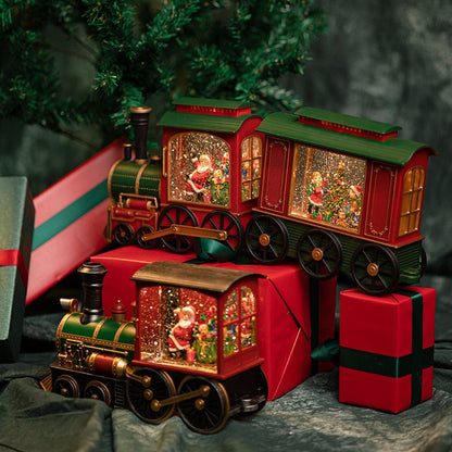 Classic Holiday Musical Christmas Train Box
