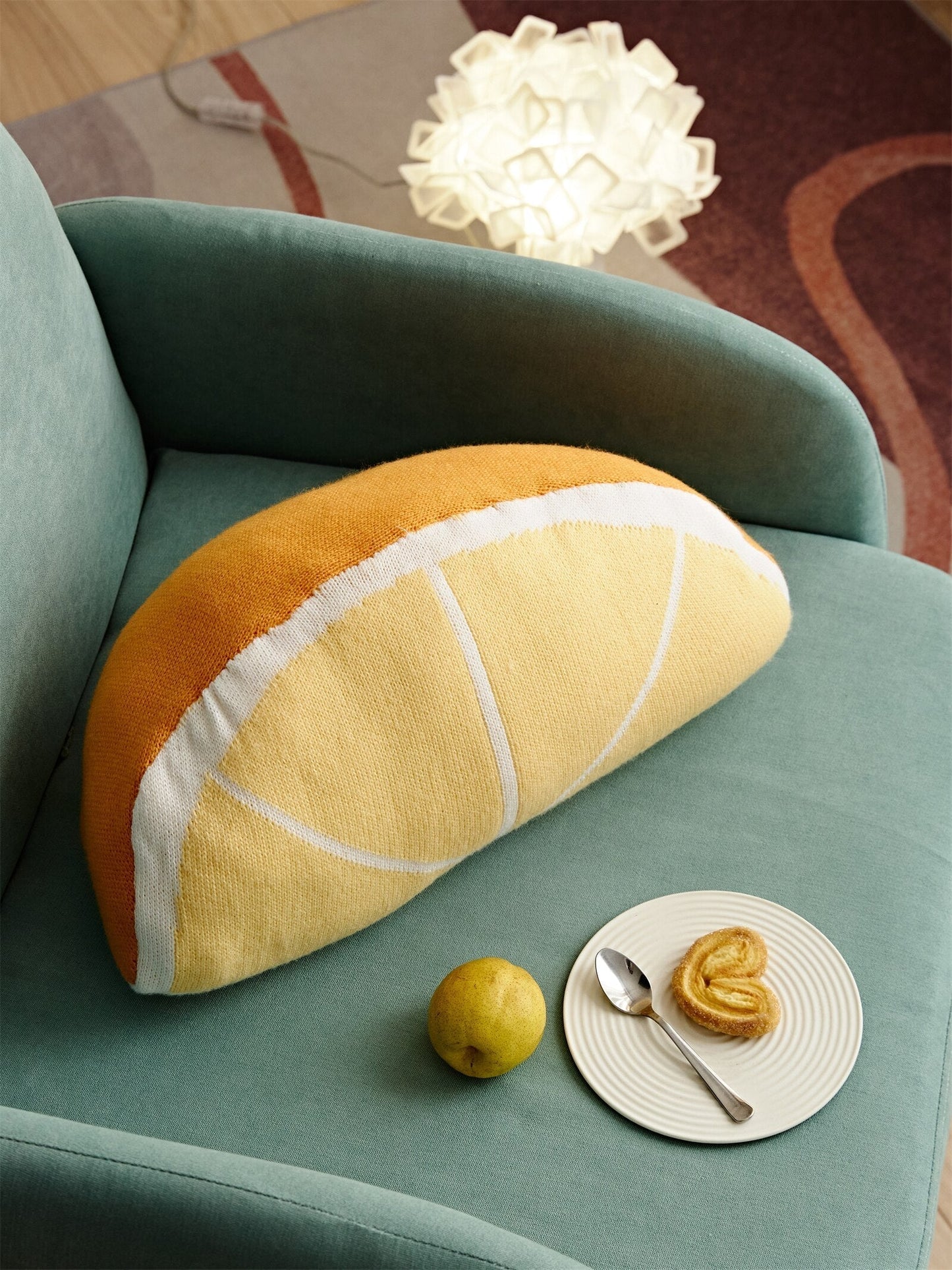 Colorful Fruit Throw Pillow