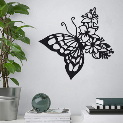 Dark Iron Bird Silhouette Wall Decor