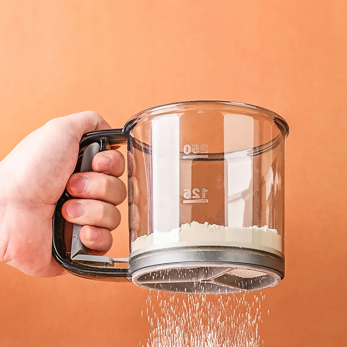 Easy Use Double Flour Sifter Set of 2