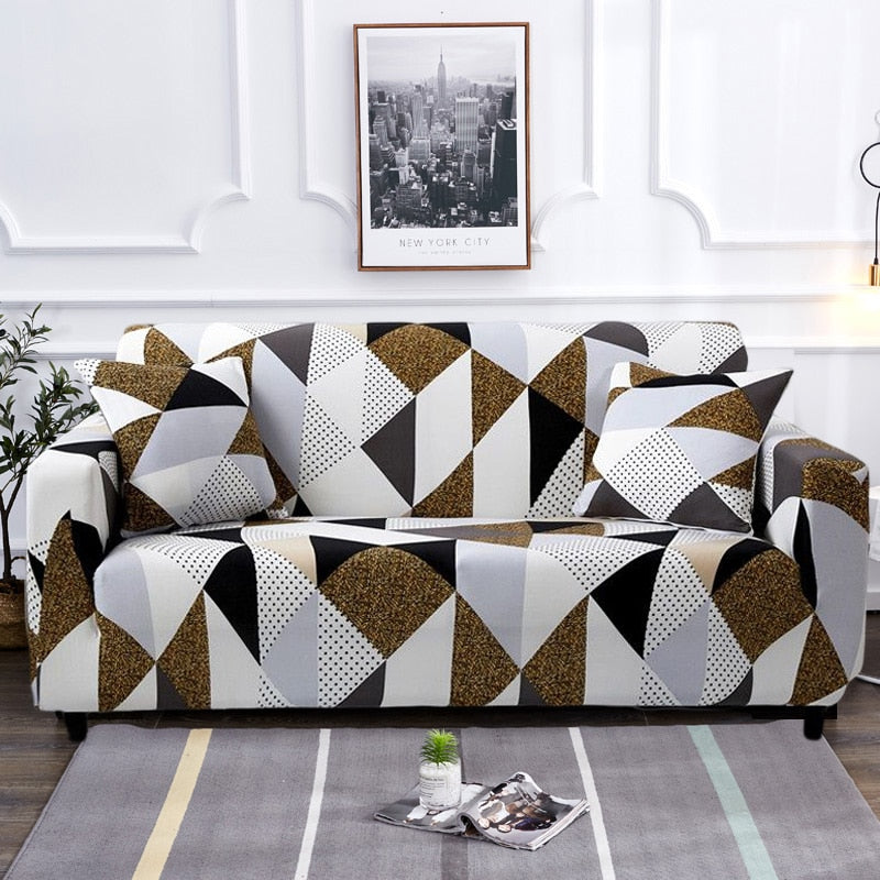 Comfortable Fit Elastic Couch Cover