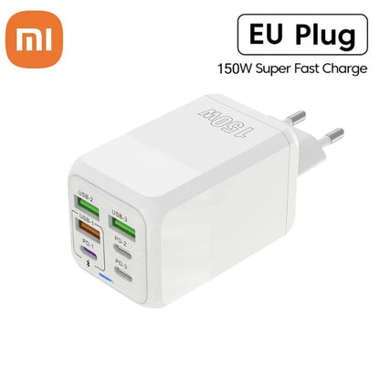Fast 6-Port USB Charger Adapter for iPhone & Samsung