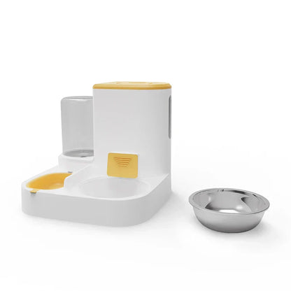 Automatic Pet Food and Water Dispenser Set