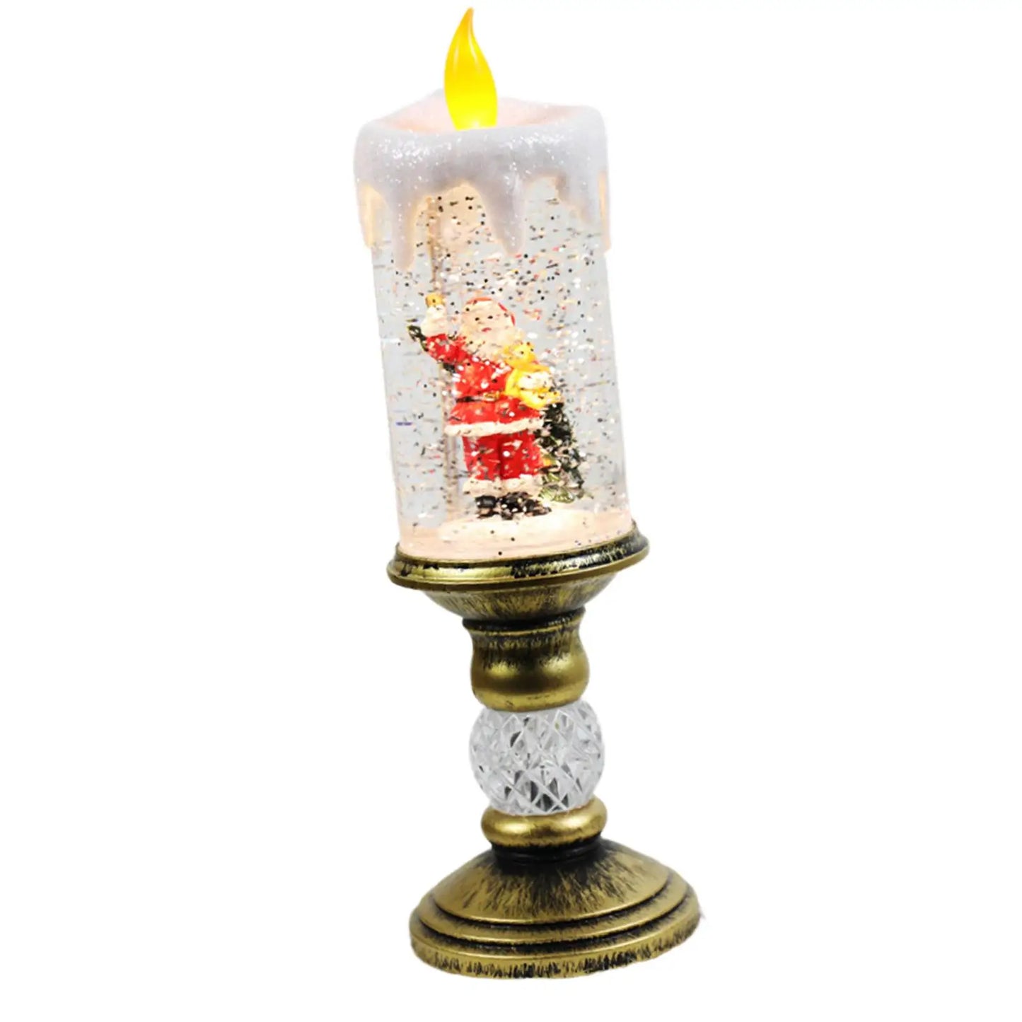 Beautiful Festive Glass Water Candle