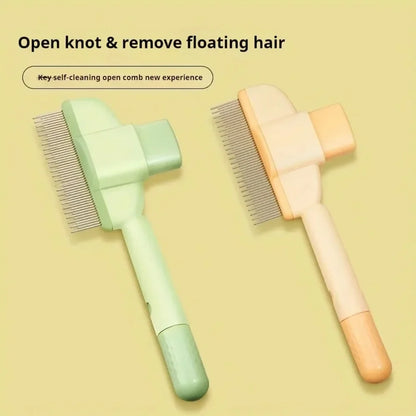 Pet Grooming Easy Clean Flea Comb Brush