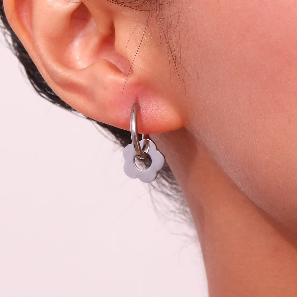 Dainty Floral Drop Earrings
