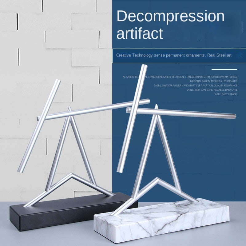 Stylish Metal Spiral Office Decor