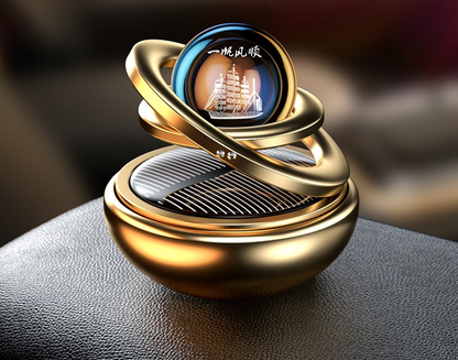 Premium Solar Car Air Freshener with 360° Scent