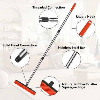 Easy Pet Hair Sweeper for Home and Garden