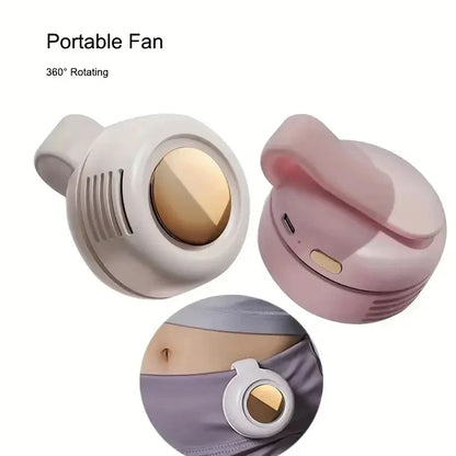 Compact Portable Clip Fan with USB Rechargeable Design