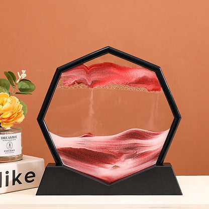 Vibrant Sea Glass Hexagon Table Centerpiece