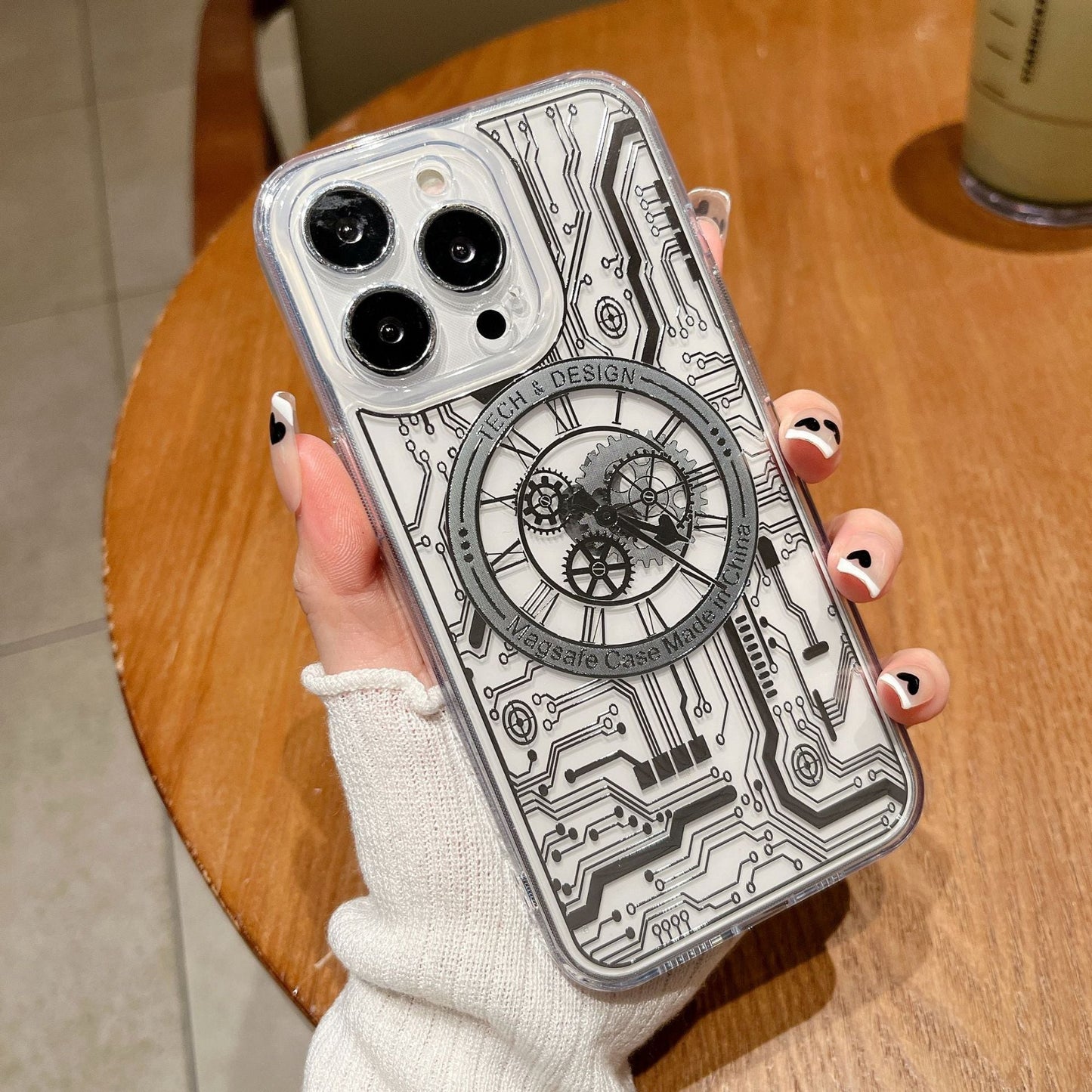 Clear Mechanical Magsafe iPhone Phone Case