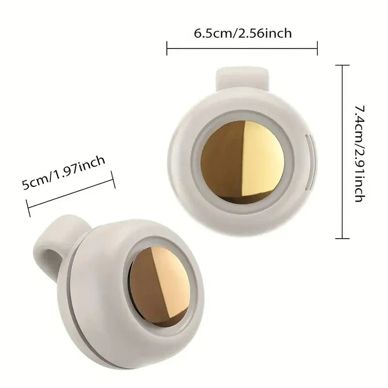 Compact Portable Clip Fan with USB Rechargeable Design