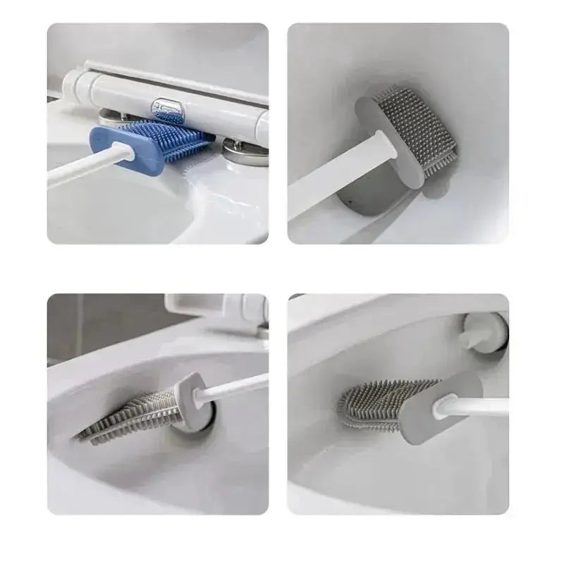Bathroom Cleaning Toilet Brush Set with Holder