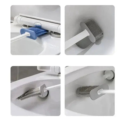 Bathroom Cleaning Toilet Brush Set with Holder