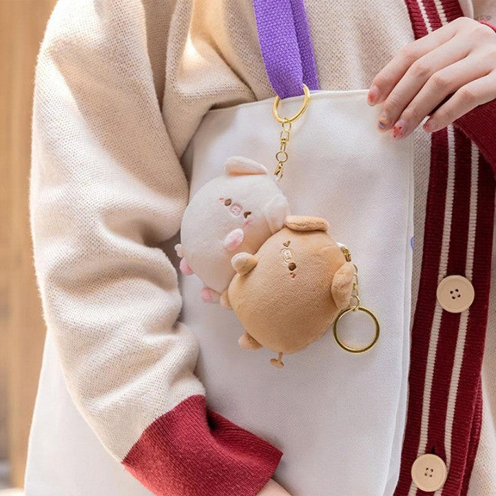 Cute Lovers Sweet Teddy Keychain