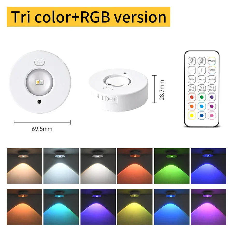 Wireless LED Spotlight with Remote and Long Lasting Battery - Luxicro