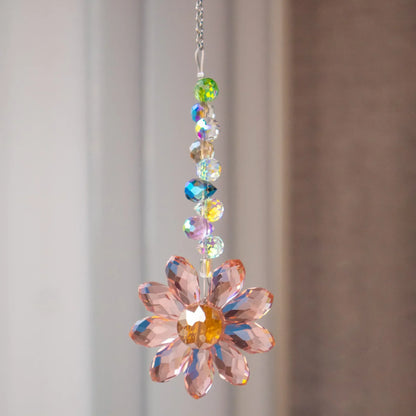 Vibrant Stained Glass Window Ornament