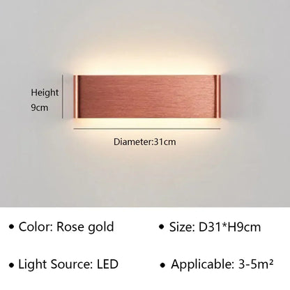 Stylish LED Wall Sconce with Soft White Light
