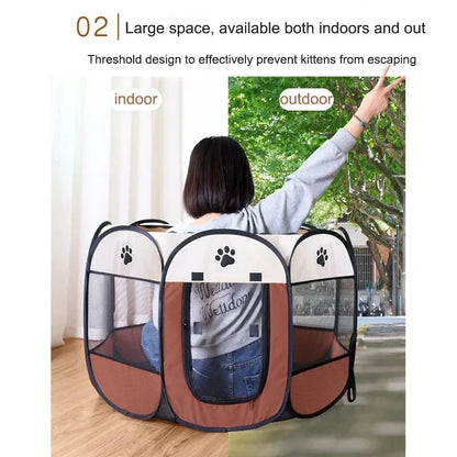 Portable Pet Play Tent for Cats and Small Dogs