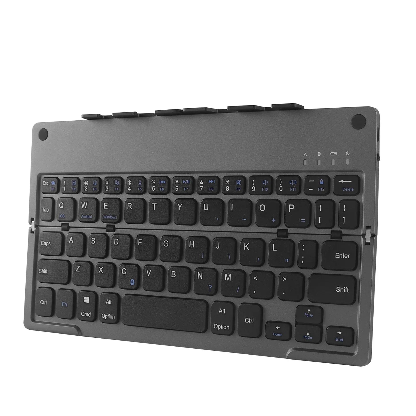 Foldable Mini Wireless Keyboard Phone Holder