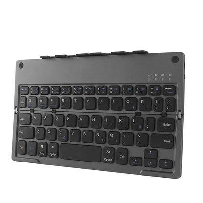 Foldable Mini Wireless Keyboard Phone Holder