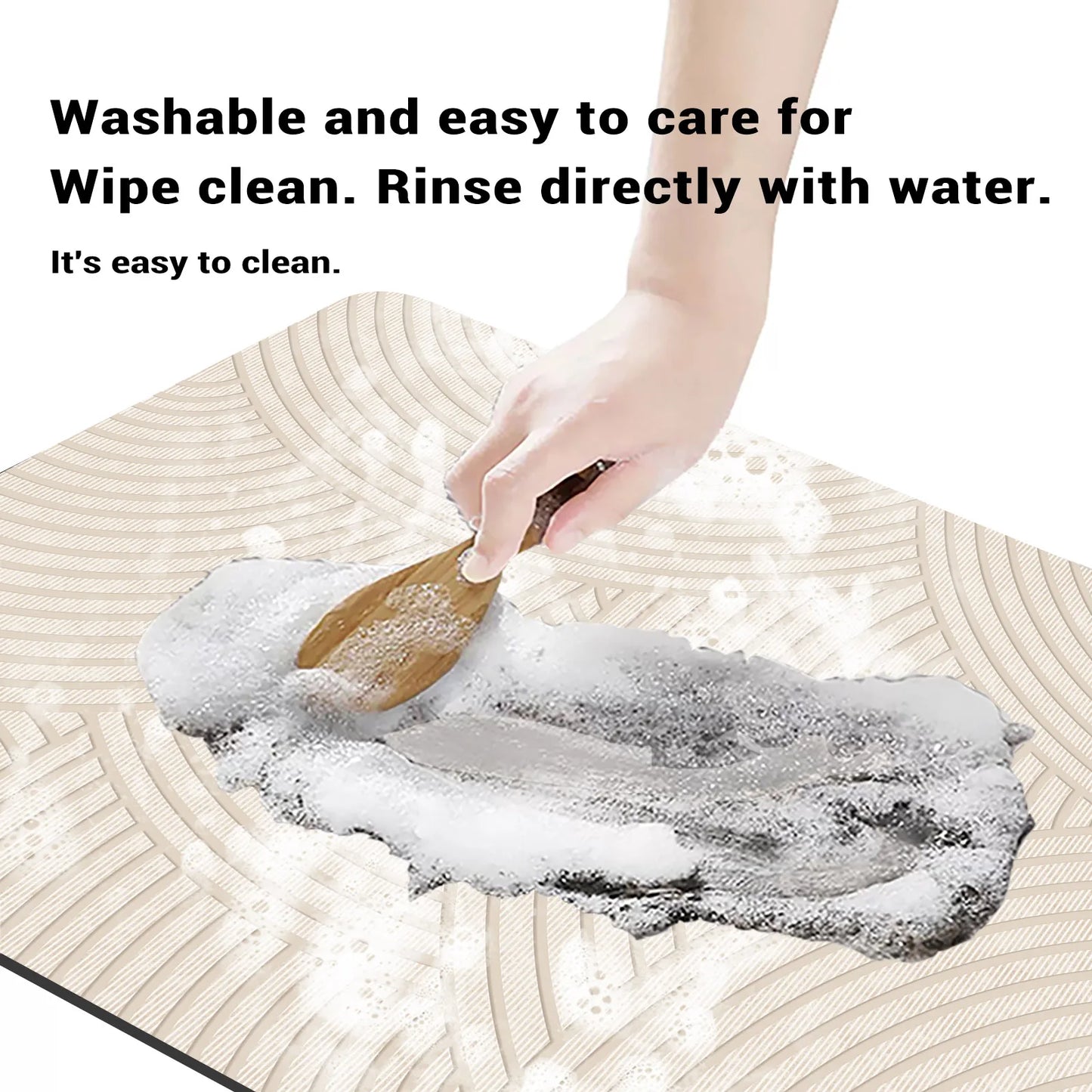 Non Slip Bathroom Rug Fast Drying Shower Mat