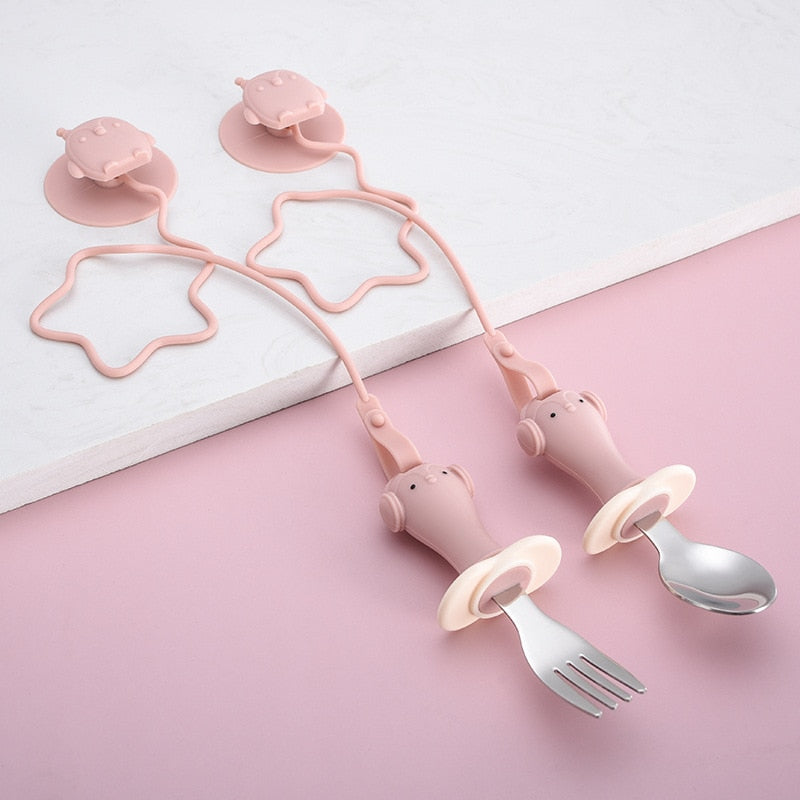 BPA Free Infant Feeding Utensil Set - Luxicro